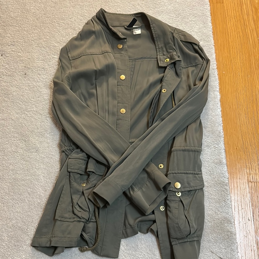H&M olive green jacket
